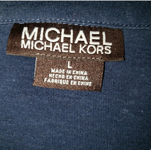 Michael Michael Kors blue Large Mens tee - Picture 2 of 8